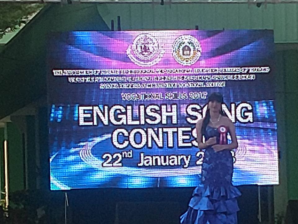 ประกวดร้องเพลง English Song Contest 2nd January 2018